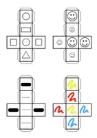 Vista previa - Juegos / Gamificación - 4 MINIDADOS: ATRIBUTOS BLOQUES LÓGICOS - página 2