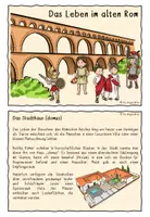 Vorschau - Unterrichtsreihen - UR5 Vom Dorf zum Weltreich: Das Antike Rom - 10-16. Stunde: Lernheft "Das Leben im alten Rom" - Seite 1