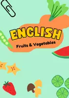 Aperçu - Feuilles d'exercices - Fruits and Vegetables Worksheet | Cut and Glue - Page de couverture