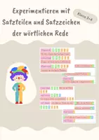 Vorschau - Spiele - Materialpaket: Wörtliche Rede 3 + 4 Klasse - Seite 1
