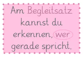 Vorschau - Poster - Wortspeicher zum Thema: Wörtliche Rede - Seite 1