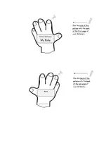 Vorschau - Arbeitsblätter - Englisch - My Body (Körper / Körperteile) - Miniwörterbuch / picture dictionary (Leporello) - Seite 1