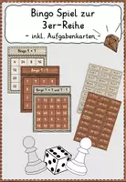 Vorschau - Spiele - Einmaleins Bingo für bis zu 4 SpielerInnen 4er-Reihe - Deckblatt