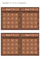 Vorschau - Spiele - Einmaleins Bingo für bis zu 4 SpielerInnen 4er-Reihe - Seite 2