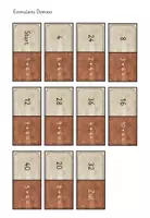 Vorschau - Spiele - Einmaleins Domino 4er-Reihe *Multiplikation - Seite 1