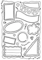 Vorschau - Mal- und Bastelvorlagen - Sketchnotes, Blanko, Muttertag und Vatertag - Seite 3