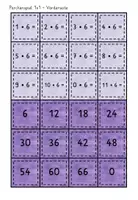 Vorschau - Spiele - Einmaleins Pärchenspiel 6er-Reihe Multiplikation/Division - Seite 1