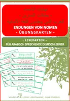 Vorschau - Aufgabenkarten - DaF / DaZ Arabisch: Endungen von Nomen - Übungskarten - Seite 1