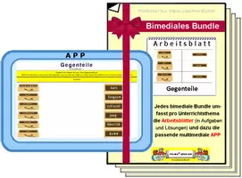 Vorschau - Arbeitsblätter - 5.4091 – Ordnungsmaschine „Gegenteile“ - Deckblatt