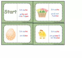 Vorschau - Spiele - Lesespiel "Ostern" - Klasse 1 & 2 - Seite 3