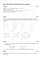 Vorschau - Klassenarbeiten - Klausur Lineare, quadratische und ganzrationale Funktionen - Seite 3