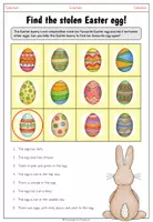 Vorschau - Arbeitsblätter - The Stolen Easter Egg - Reading Riddle - Seite 2