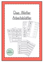Vorschau - Arbeitsblätter - Materialpaket: DAZ Wetter - Seite 1