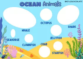Vista previa - Tarjetas / Manipulativos - Animals Habitats Hund // Busca el animal 🐷🦋🦁🐸🐘 - Portada