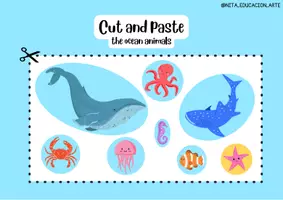 Vista previa - Tarjetas / Manipulativos - Animals Habitats Hund // Busca el animal 🐷🦋🦁🐸🐘 - página 1
