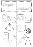 Vorschau - Arbeitsblätter - Lapbook Körper und Flächen - Seite 3