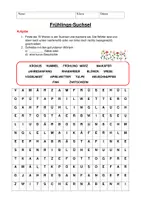 Vorschau - Arbeitsblätter - Suchsel Frühling und Ostern - Seite 1