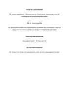 Vorschau - Stundenentwürfe - Unterrichtsentwurf - Lesespurgeschichte Klasse 1/2 - Deckblatt
