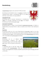 Vorschau - Arbeitsblätter - Brandenburg Arbeitsblatt mit Erklärvideo und Onlineübungen - Deckblatt