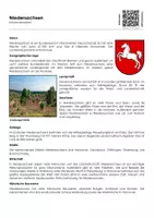 Vorschau - Arbeitsblätter - Niedersachsen Arbeitsblatt Infotext und Übungen - Deckblatt