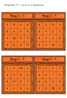 Vorschau - Spiele - Einmaleins Bingo für bis zu 4 SpielerInnen 8er-Reihe - Seite 2