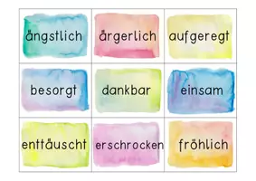 Vorschau - Aufgabenkarten - Gefühle Kärtchen - Seite 2