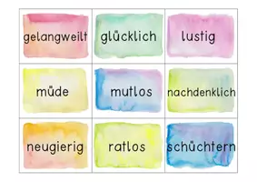 Vorschau - Aufgabenkarten - Gefühle Kärtchen - Seite 3