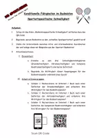 Vorschau - Arbeitsblätter - Arbeitsblatt - Badminton | Badmintonspezifische Schnelligkeit - Deckblatt