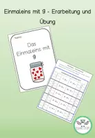 Vorschau - Stundenentwürfe - Erarbeitung und Übung zum Einmaleins mit 9 - Deckblatt
