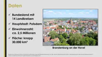 Vorschau - Präsentationen/Tafelbilder - Brandenburg (Präsentation und H5P) - Seite 1