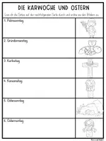Vorschau - Mal- und Bastelvorlagen - Die Ostergeschichte - Drehscheibe + ABs | Auferstehung | Ostern - Seite 3