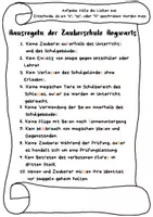 Vorschau - Arbeitsblätter - Übung zu den s-Lauten am Beispiel der Hausregeln von Hogwarts - Deutsch Klasse 4 bis 7 - Seite 3