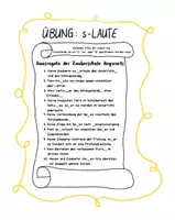 Vorschau - Arbeitsblätter - Übung zu den s-Lauten am Beispiel der Hausregeln von Hogwarts - Deutsch Klasse 4 bis 7 - Deckblatt