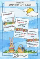 Vorschau - Spiele - Lesespiel Osterferien (3./4. Klasse) #Silvesterknaller23 - Deckblatt