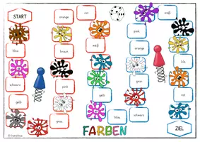 Vorschau - Spiele - Farben – "Jump!"-Spielfeld – DaZ/DaF - Seite 3