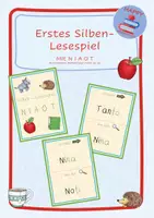 Vorschau - Spiele - Erstes Silben-Lesespiel - mit NIAOT (Jojo) - 2silbig - Deckblatt