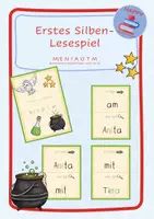Vorschau - Spiele - Erstes Silben-Lesespiel - mit NIAOTM (Jojo) - 2silbig - Deckblatt