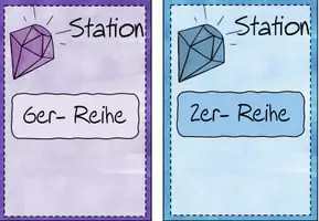 Vorschau - Stationenlernen - Einmaleinsspiele Stationskarten - Seite 3