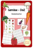 Vorschau - Arbeitsblätter - Gemüse - Vokabelkarten (DaZ/DaF) - Deckblatt