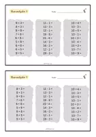 Vorschau - Arbeitsblätter - HAUSAUFGABEN - Mathe 1.Klasse - Addition und Subtraktion ZR 20 - Seite 1