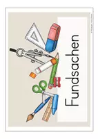 Vorschau - Mal- und Bastelvorlagen - Schild Fundsachen / Fundbüro / Fundkiste - Seite 3