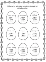 Aperçu - Autre type de ressources - Coloriages sur le thème de Pâques - Page de couverture
