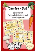 Vorschau - Spiele - Gemüse - Spielplan (DaZ/DaF) - Deckblatt