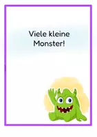 Vorschau - Arbeitsblätter - Materialpaket Monster - Lesetraining für die Monsterklasse - Seite 2