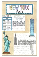 Vorschau - Arbeitsblätter - Materialpaket: New York - Seite 1