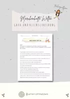 Vorschau - Arbeitsblätter - Märchenhafte Welten - Frau Holle - Groß- und Kleinschreibung - Deckblatt
