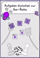 Vorschau - Spiele - Einmaleins Aufgaben klatschen 6er-Reihe - Deckblatt