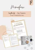 Vorschau - Arbeitsblätter - Lapbook Faltanleitung: les loisirs-les activités - Deckblatt