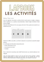 Vorschau - Arbeitsblätter - Lapbook Faltanleitung: les loisirs-les activités - Seite 1