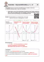 Vorschau - Arbeitsblätter - Exponentialfunktion Parameter (interaktiv mit Geogebra) - Seite 3